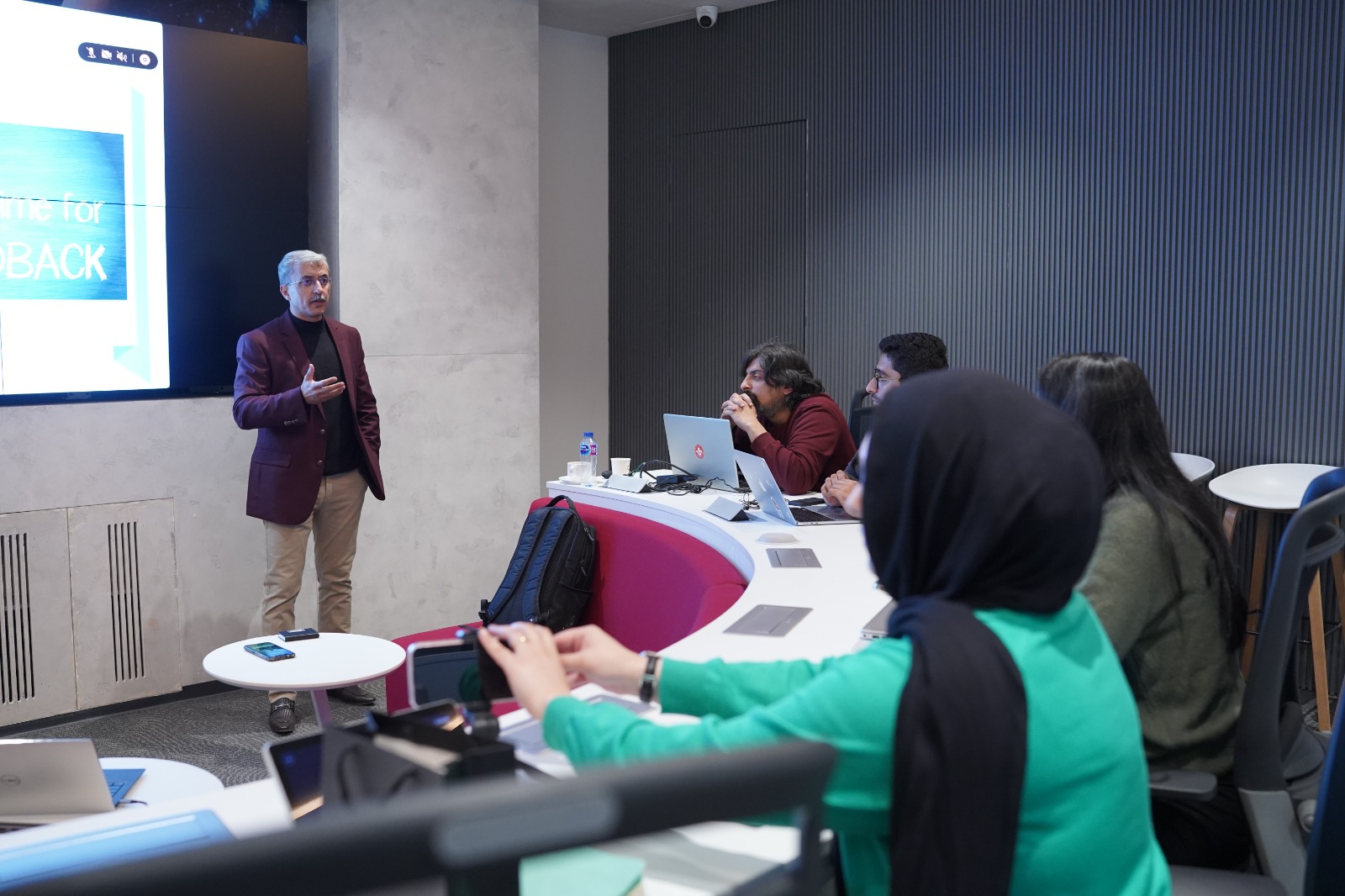 The Zero Gap leading a training session for Servis Industries Limited